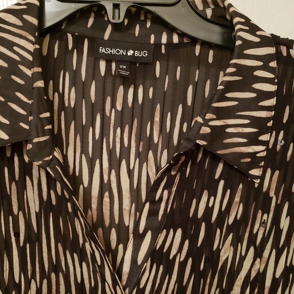 Plus Size Dress Blouse - Picture 2 of 4